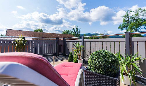 Terrasse im Hotel Bayerischer Wald